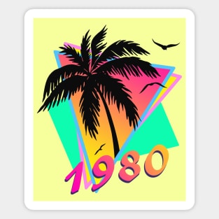 1980 Tropical Sunset Magnet